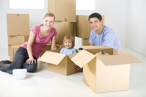 Man with van service helping with a local move in Cranford
