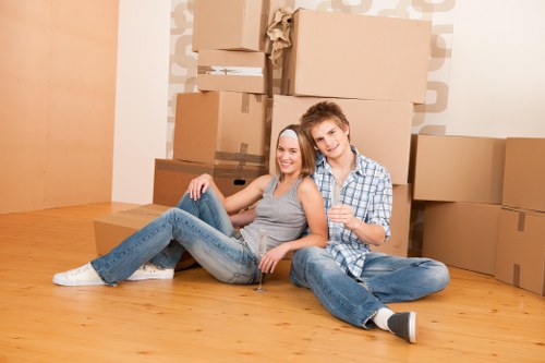 Local moving truck planned for a Cranford apartment move