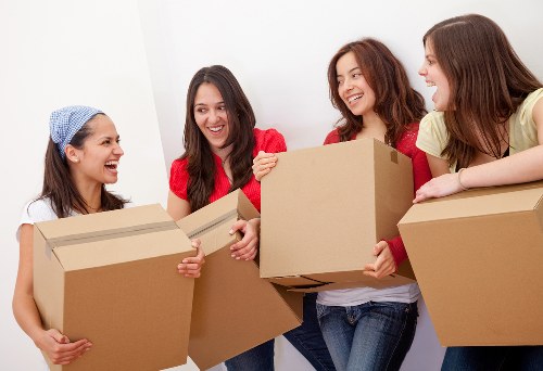 Man and van removal service helping with a local move in Cranford