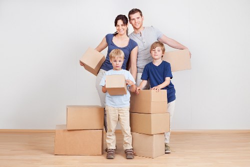 Furniture pickup service for a Cranford home with bulky items ready for removal
