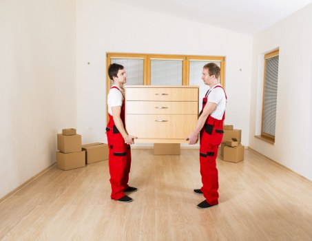 Local moving van supporting flat and house moves in Cranford